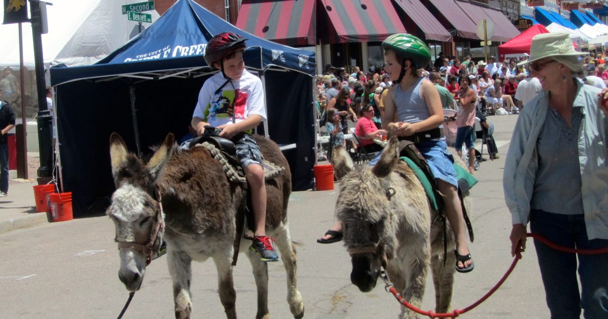 Donkey Derby Days in Cripple Creek Colorado Visit Colorado Springs